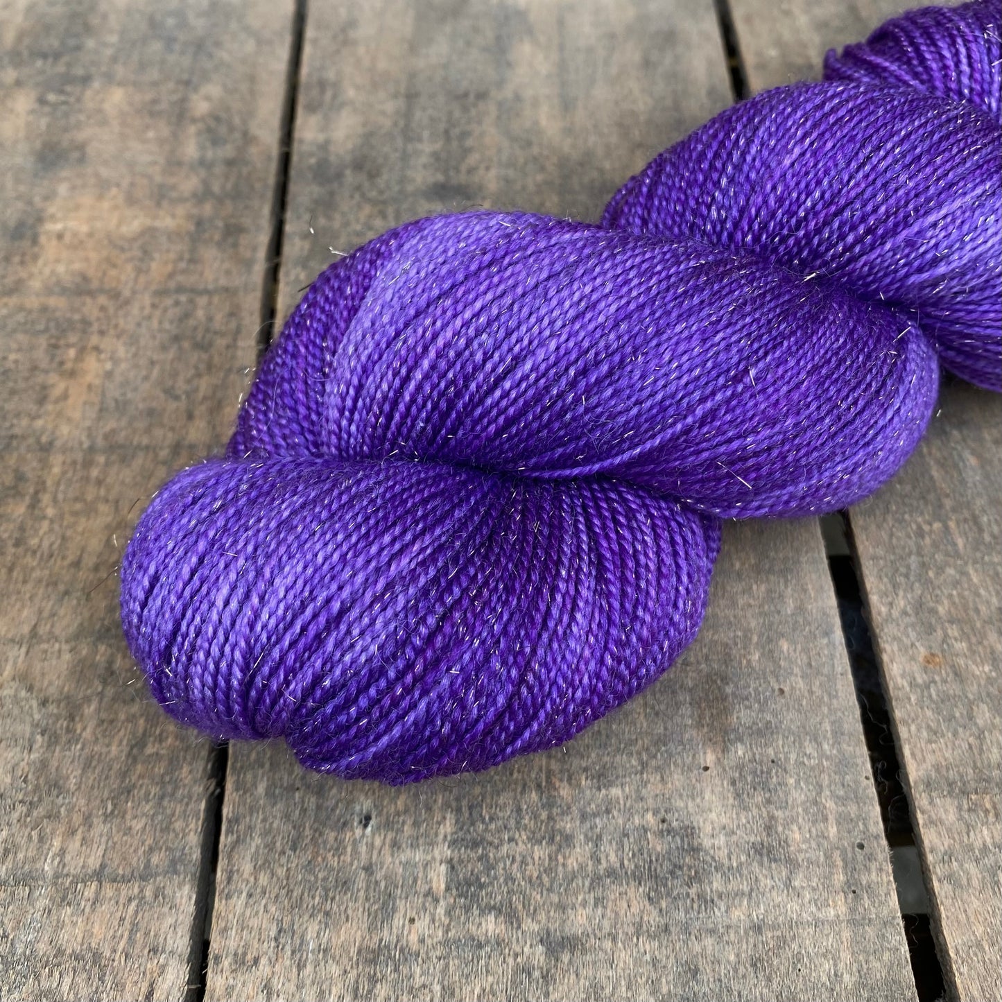 Glittery Sock - Handdyed By Livini