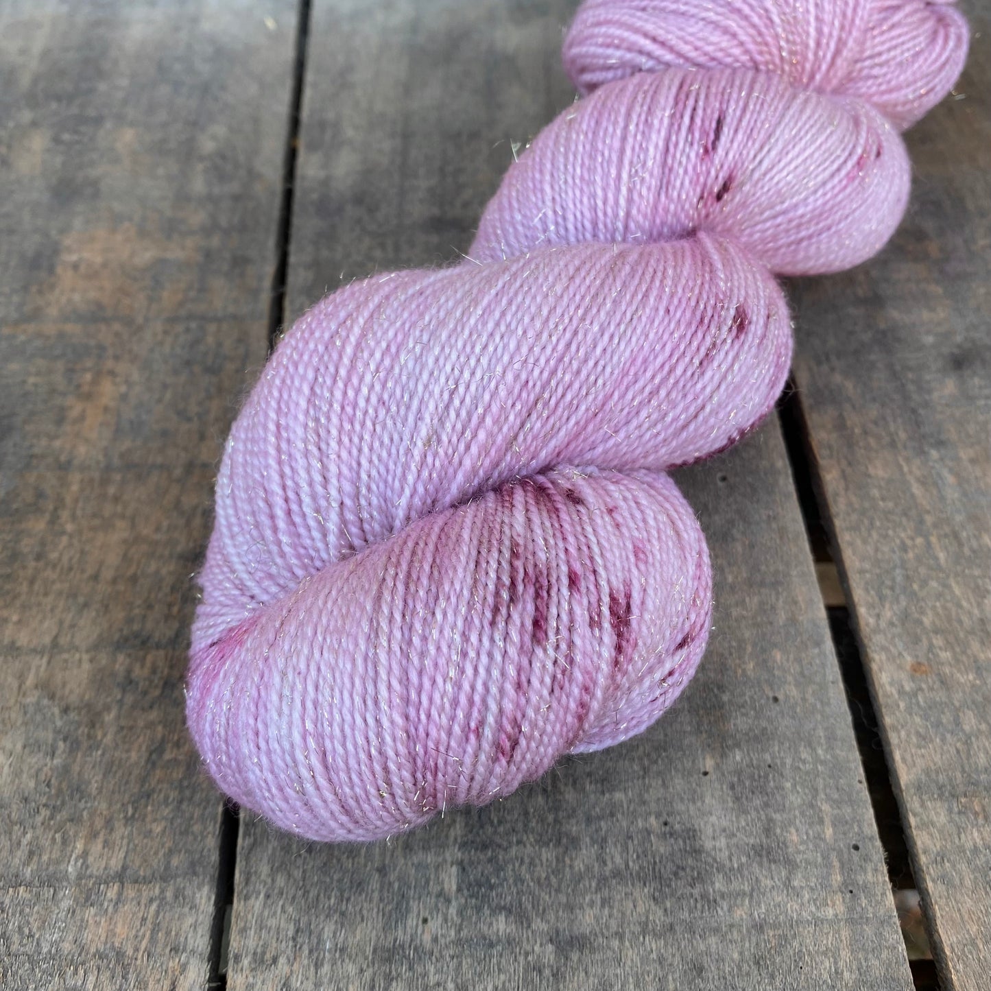 Glittery Sock - Handdyed By Livini