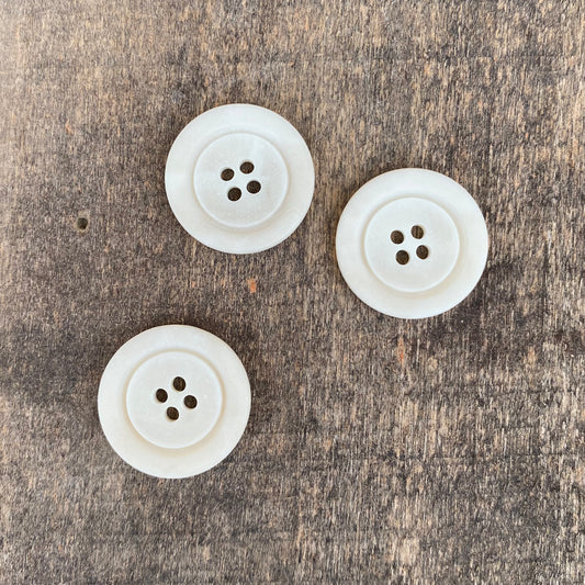 Knap - Knap 20 mm - Råhvid