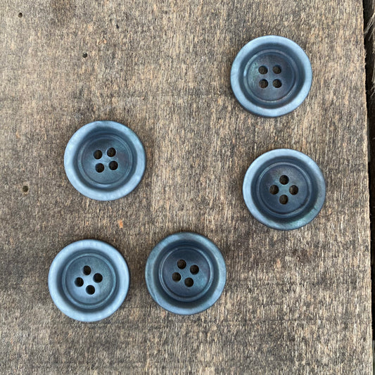 Knap - Perlemor-look 20 mm - Grå