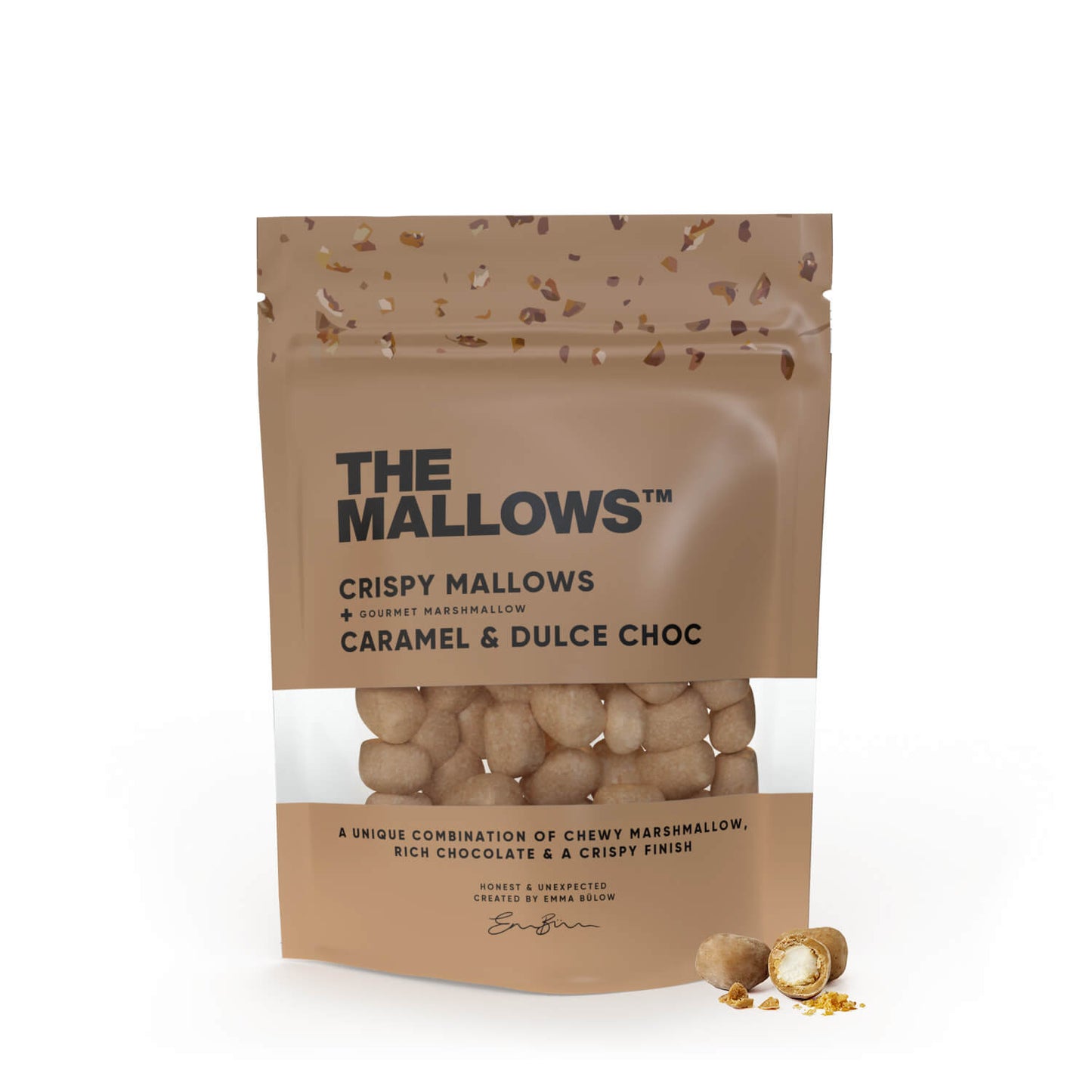 Crispy Mallows - Skumfiduser med karamel og dulce chokolade 90g