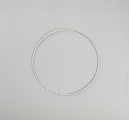 Metalring - hvid - 15 cm