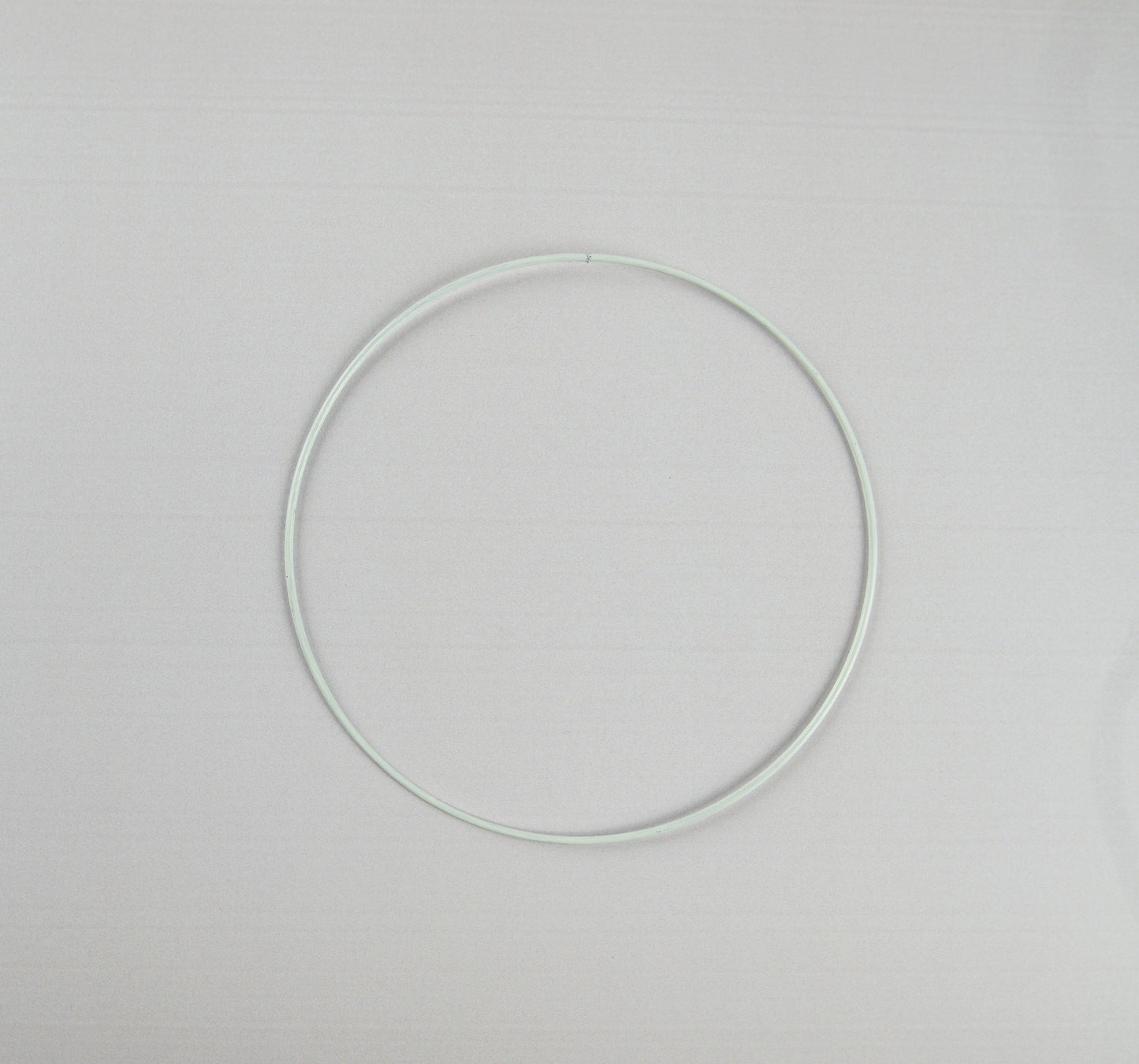 Metalring - hvid - 20 cm